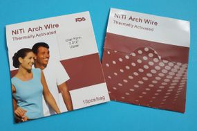 Дуги термоактивируемые NiTi Arch Wire (Oval Form) .012" ВЧ, 10 шт.