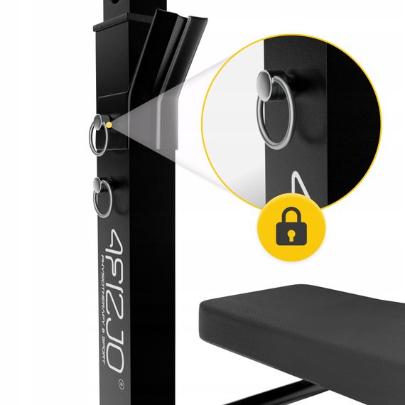 Лава тренувальна для жиму 4FIZJO Ultra з партою Скотта Black (P-5905973402590) | Зображення 7