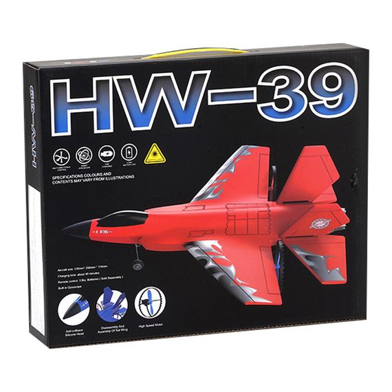 Літак на радіокеруванні SCHE HW39 F35 Fighter Red | Зображення 5