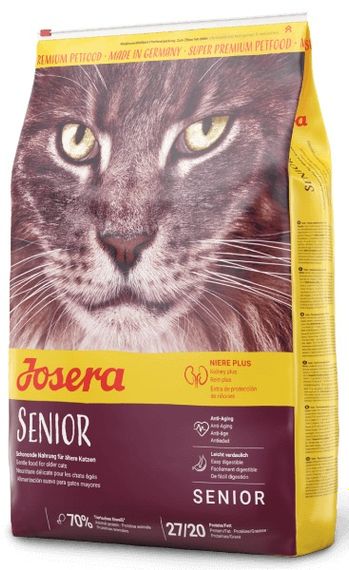 Корм Josera Senior сухий зі свининою для старіючих котів 10 кг