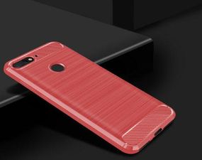 Чехол PRIMO Carbon Fiber Series для Huawei Y6 Prime 2018 - Red
