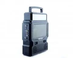 Портативна сонячна станція gdLite GD-8086 / сонячна панель з міні телевізором повір банк | Зображення 1
