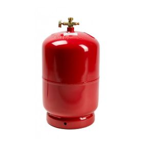 Газовый баллон ПРОПАН 5кг(12л), давление 18 BAR + горелка 20448, Red, Q2