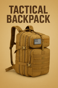 BattleShield Tactical Pro 50L — рюкзак з посиленою конструкцією + подарунок