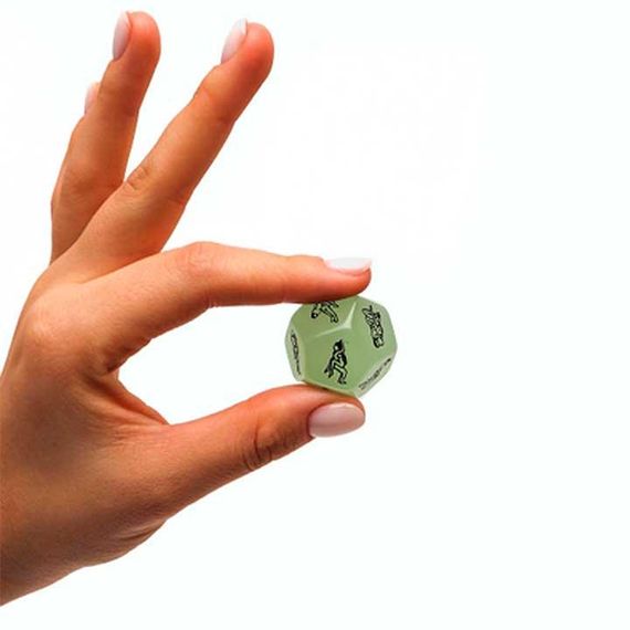 Романтична гра неоновий дванадцятигранний кубик "Пози" — Sex кубик | Зображення 2