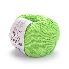 Пряжа YarnArt Baby Cotton No 438 (Ярнарт Бебі Коттон) 50 г / 165 м напівбавовна для дитячих речей та іграшок амігурумі