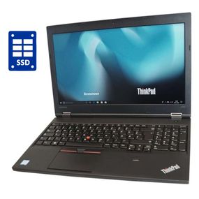 Ноутбук Б-класс Lenovo ThinkPad L570 / 15.6" (1366x768) TN / Intel Core i3-7100U (2 (4) ядра по 2.4 GHz) / 8 GB DDR3 / 180 GB SSD / Intel HD Graphics 620 / WebCam / DVD-ROM / Win 10 Pro б/в