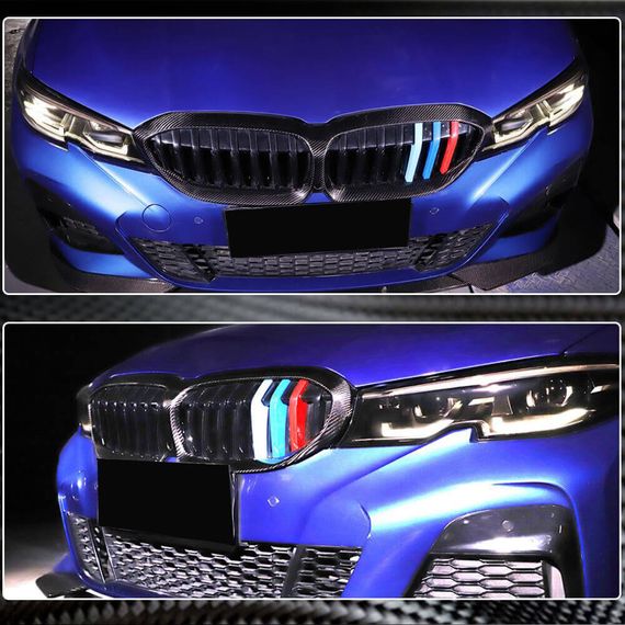 Обведення решітки (2018-2022, Карбон) для BMW 3 серія G20/21 2018- рр | Зображення 3