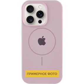 Чохол Silicone Case Full Protective (AA) with MagSafe для Apple iPhone 16 Plus (6.7") Рожевий / Pink Sand