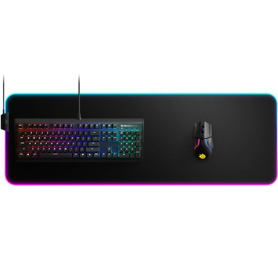 Ігрова поверхня SteelSeries QcK Prism Cloth XL RGB 900x300x4мм | Зображення 3