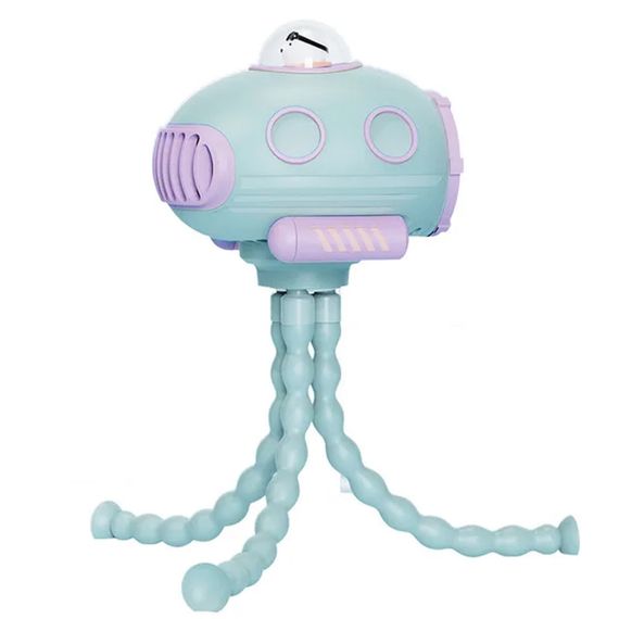 Мультифункціональний вентилятор Submarine F18 with music and battery 4000 mAh Blue