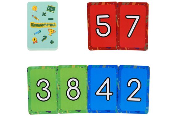 Настільна гра 30939 "Швидкоматика" Strateg | Зображення 1