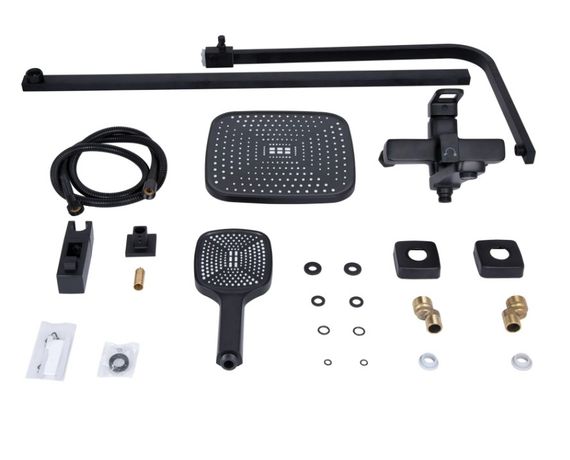 Душова система універсальна Lidz Wawel 1030, Black (k35) LDWAW1030BLA45396 | Зображення 2