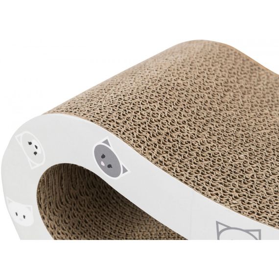 Дряпка Trixie для котів Хвиля Mimi з котячою м ятою картон 48х16х22 см | Зображення 3