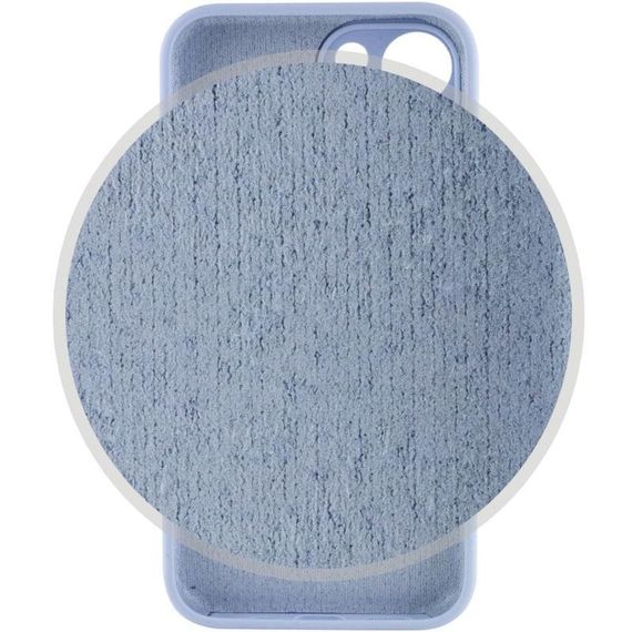 Чохол Silicone Case Full Camera Protective (AA) для Apple iPhone 15 Plus (6.7") Блакитний / Lilac Blue | Зображення 2