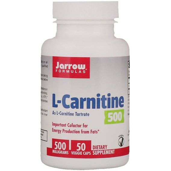 Карнитин Jarrow Formulas L-Carnitine 500 mg 50 Veg Caps JRW02001