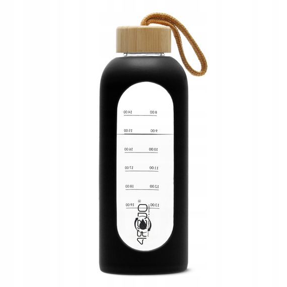 Пляшка для води спортивна 4FIZJO 750 мл скляна Black (P-5905973404174) | Зображення 3