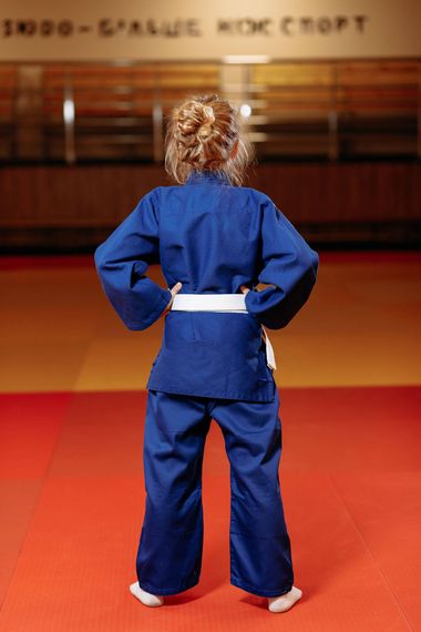 Кімоно для дзюдо синє, TM "Kintayo" Koka, 110 зріст, щільність 350 гр/м.кв | Зображення 8