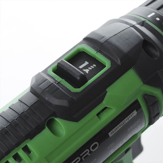 Дриль-шуруповерт акумуляторний APRO 895030 20В, 2А, 20D, 2 АКБ, ЗУ, кейс 8950301 | Зображення 4