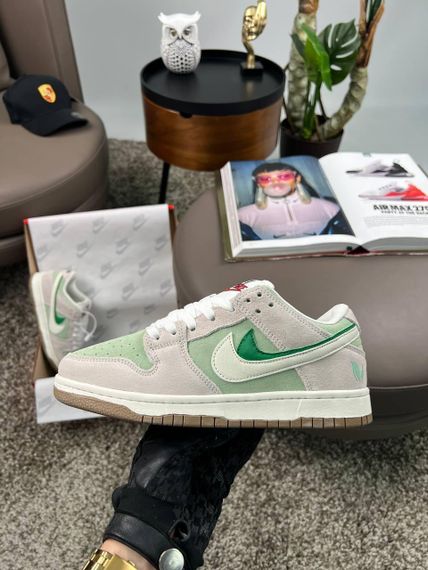 Кросівки SB Dunk Low SE “85 Double Swoosh Light Grey Mint , В'єтнам 38 24 см