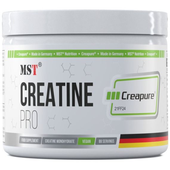 Креатин моногідрат MST Nutrition Creatine PRO Creapure 300 g /88 servings/