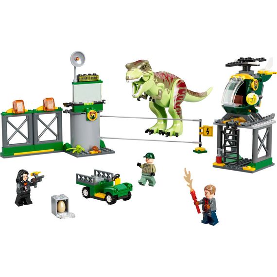 Конструктор LEGO Jurassic World Втеча Тиранозавра 140 деталей (76944) | Зображення 8