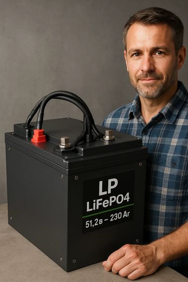 Акумулятор LiFePO4 51,2В - 230 Аг XPRO 51.2V (345610902_94063)