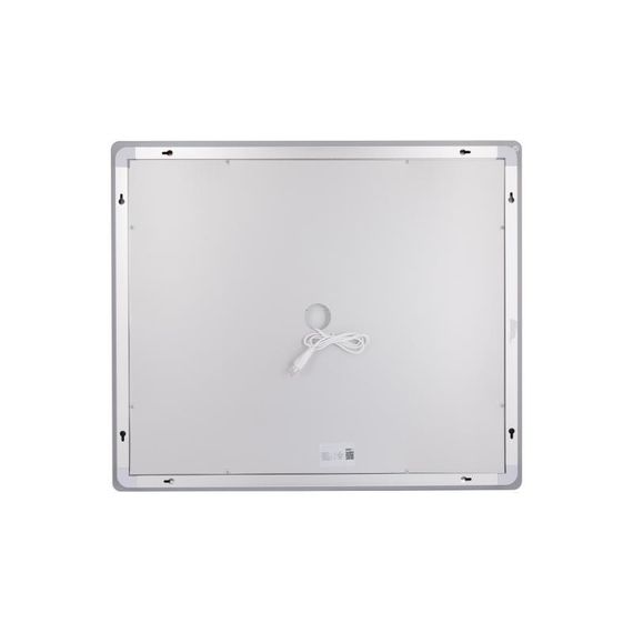 Дзеркало Lidz Kubis (KU2) 700х600 з LED-підсвічуванням Touch, з антизапотіванням, з димером, рег. яскравості LDKU60070049286 | Зображення 5
