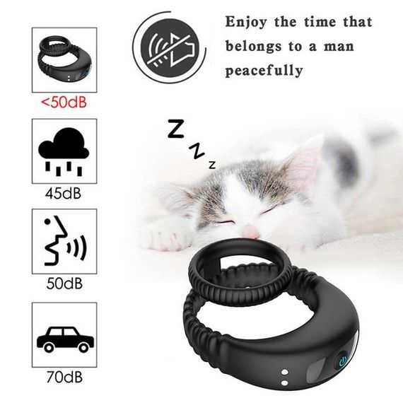 Потрійне ерекційне віброкольцо на пенис і мошонку USB | Зображення 8