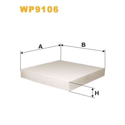 Фильтр салона Wixfiltron WP9106