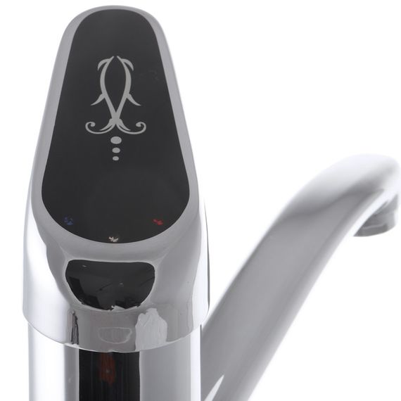 Смеситель для кухни CRON MAGIC 555 черная ручка CR0108 | Зображення 1