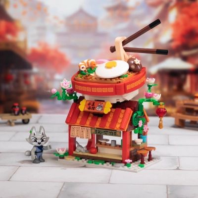Конструктор Pantasy Kung Fu Panda Кунгфу Панда Міні Вид на вулицю - Раменна крамниця Чжена (86506) | Зображення 1