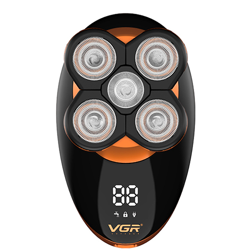 Электробритва VGR 5 в 1 V-316, 9 насадок, IPX5, LED дисплей | Зображення 1