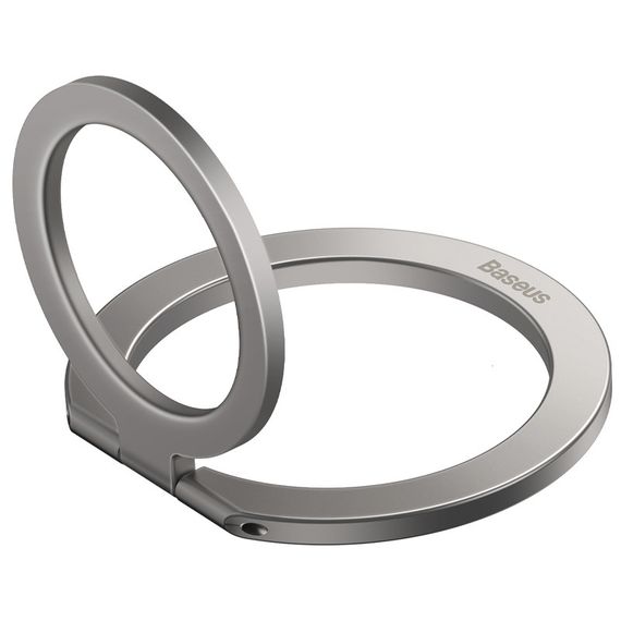 Тримач для телефону Baseus Halo Series Foldable Metal Ring (Single ring) (SUCH00001) Silver | Зображення 2
