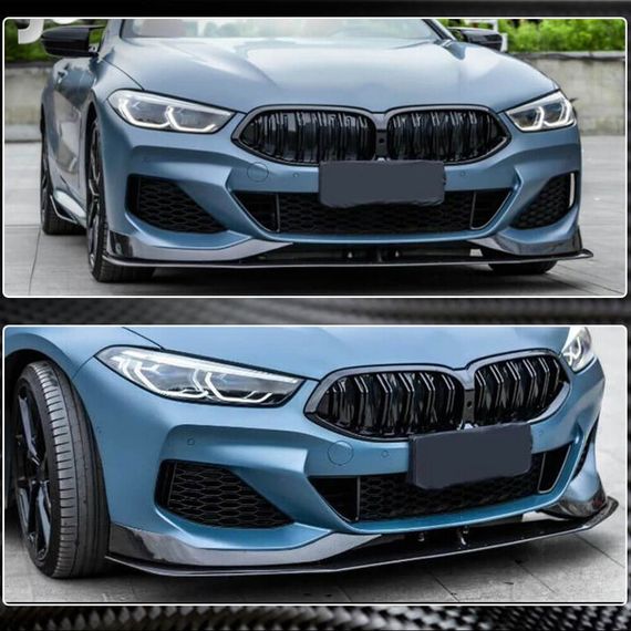 Накладка на передній бампер Lip V1 (для M-Sport, Карбон) для BMW 8 cерія G14/G15/G16 2018- рр | Зображення 3