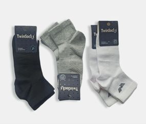 Чоловічий набір укорочених шкарпеток сіточка від ТМ TwinSocks - 12 шт на Ваш вибір 25(39-41),27(41-43),29(43-45)