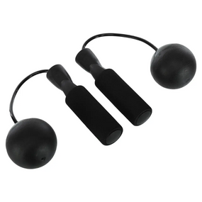 Бездротова скакалка, мобільна обтяжена скакалка без шнура та шуму, скакалка з обважненими кульками