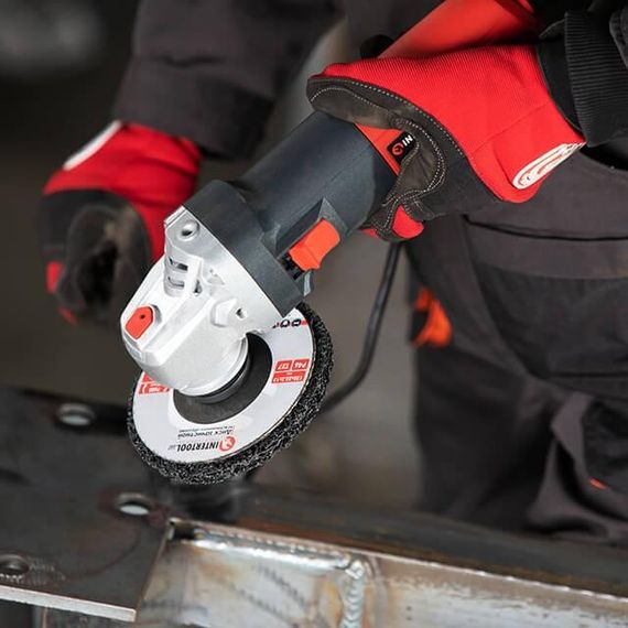 Диск зачистной вспененный Intertool - 125 x 13 мм x P46 черный (BT-0602) | Зображення 6