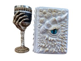 Подарунковий набір Келих 3D Рука з Черепами та Блокнот 3D «Око Крижаного Хранителя»