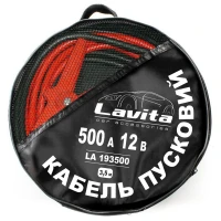 Кабель пусковий LAVITA 500 А 3,5 м в сумці (LA 193500)
