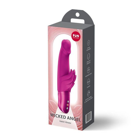 Вибратор-кролик Fun Factory Wicked Angel Magenta Sex Aura | Зображення 2