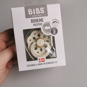 Соска пустушка Bibs 6-18 міс Boheme Ivory