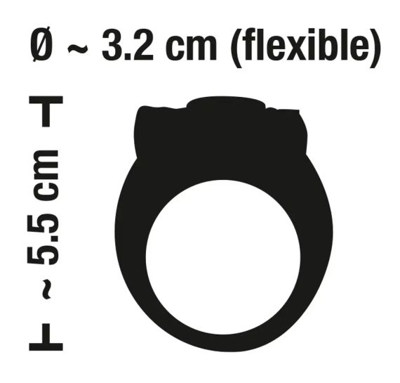 Кільце з вібрацією на пеніс sexstyle | Зображення 12