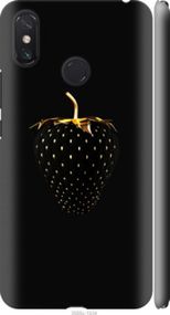 Чохол на Xiaomi Mi Max 3 Чорна полуниця "3585m-1534-24368"