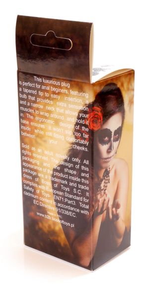 Анальний затор Boss Series - Jewellery Gold BUTT PLUG Red, BS6400064 sexstyle | Зображення 8