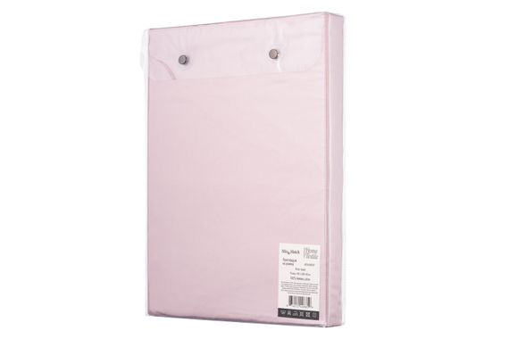 Простирадло на резинці Ardesto Mix&Match, 160х200+30см, 100% бавовна, сатин, пудра (ART1620FSP) | Зображення 4