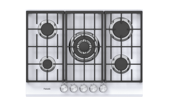 Варильна поверхня газова Fabiano FHG 8255 VGHT White Glass 8111.406.1480 | Зображення 1
