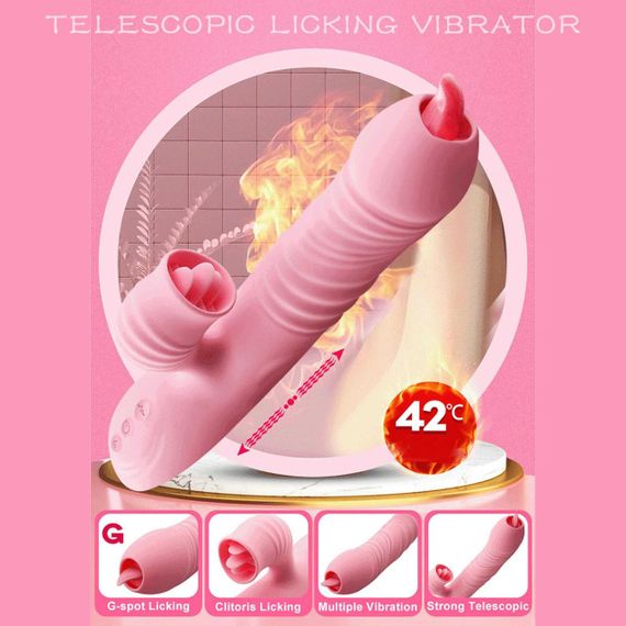Вібратор для подвійної стимуляції Fanny Pink Sex Aura | Зображення 3