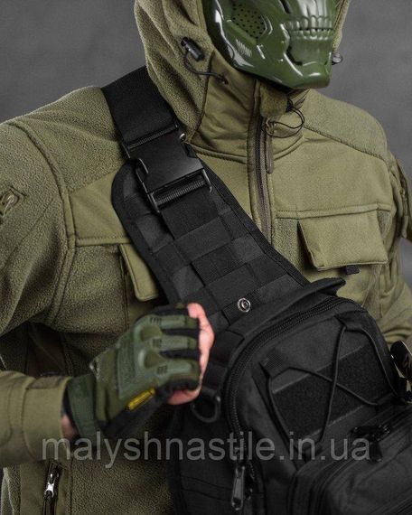Сумка-слінг тактична SILVER KNIGHT 7л black ОИ4979 | Зображення 6