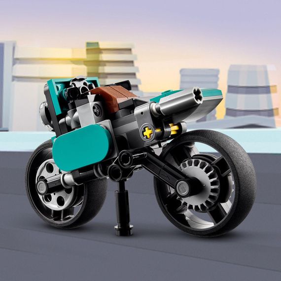 Конструктор LEGO Creator Вінтажний мотоцикл 128 деталей (31135) | Зображення 3